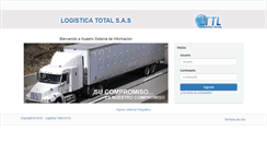 Desktop Screenshot of logisticatotaltracking.com